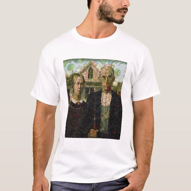 Camiseta Vegan Gothic Bella Artes Spoof (Anverso)