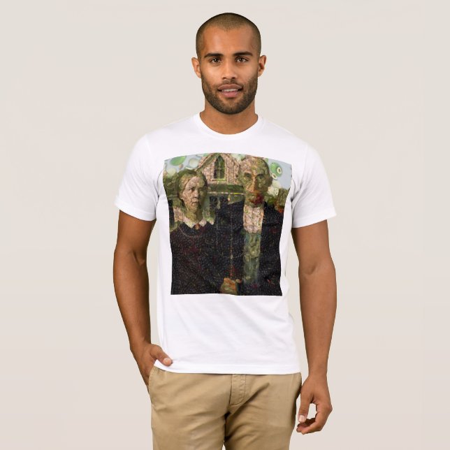 Camiseta Vegan Gothic Bella Artes Spoof (Anverso completo)