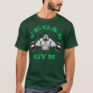 Camiseta Vegan Gym Bodybuilding Estilo De Vida Basado En La