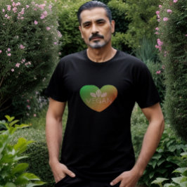 Camiseta Vegan Heart-Shaped