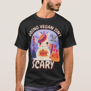 Camiseta Vegan Isnt Scary Vegan Halloween Vegan Horro
