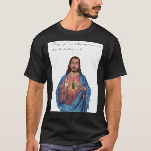 Camiseta Vegan Jesus (cita de tierra) Premium Scoop T-S