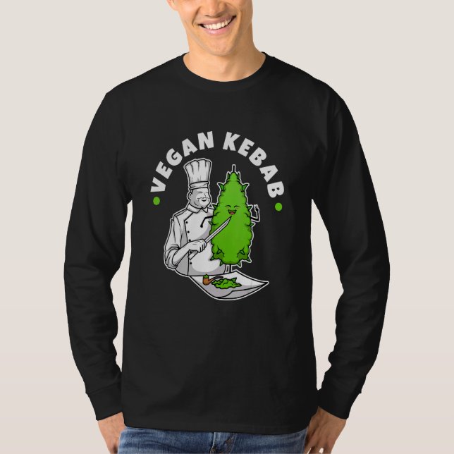 Camiseta Vegan Kebab Weed (Anverso)