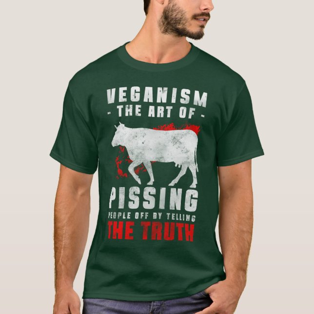 Camiseta Vegan Lifestyle Attitude Food funny (Anverso)