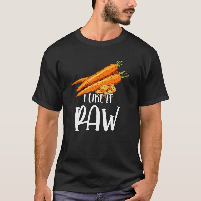 Camiseta Vegan Me Gusta La Vegetariana De Correa Cruda (Anverso)