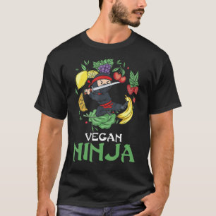 Camiseta Vegan Ninja Veggie Food Lover Veganism World Veget