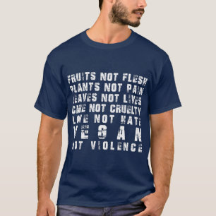 Camiseta Vegan no es    violenciaActivismo vegano
