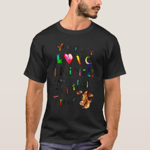 Camiseta Vegan, no puedes amar a los animales y comerlos a 