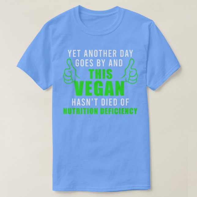 Camiseta Vegan Nutrition Deficiency Vegetarian Veganism Foo (Diseño del anverso)
