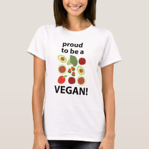 Camiseta Vegan Orgulloso De Ser Vegan
