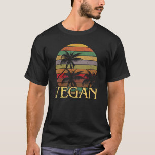 Camiseta Vegan Para Mujeres Hombres Niños Retro Vintage Usa