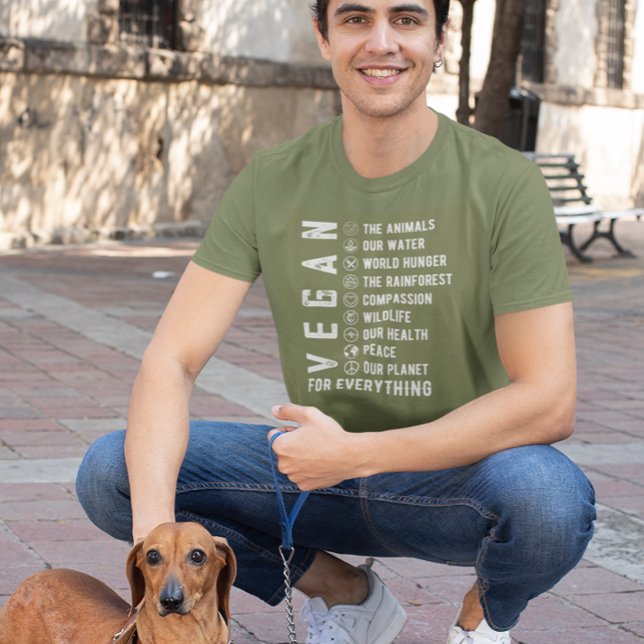 Camiseta Vegan Para Todo Lo Dieta Basada En Plantas (Subido por el creador)