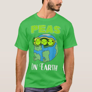 Camiseta Vegan Peas En La Dieta Tierra, Vegetariano