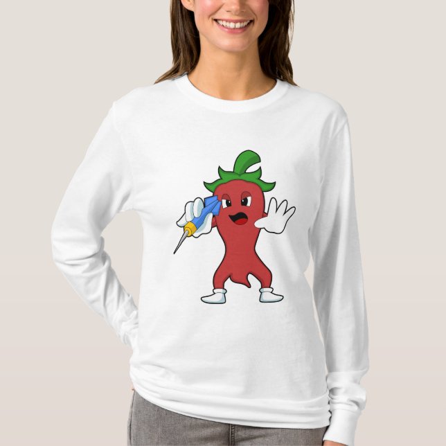 Camiseta Vegan Pepper en Darts con Dart.PNG (Anverso)