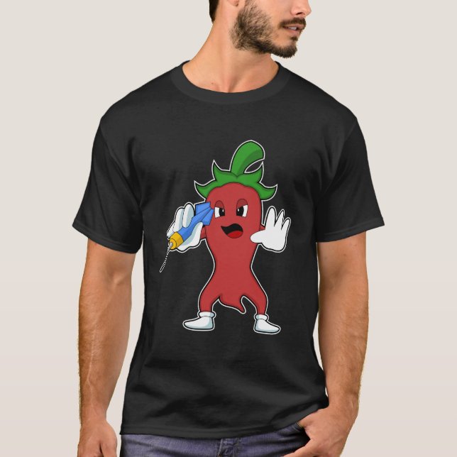 Camiseta Vegan Pepper en Darts con Dart.PNG (Anverso)
