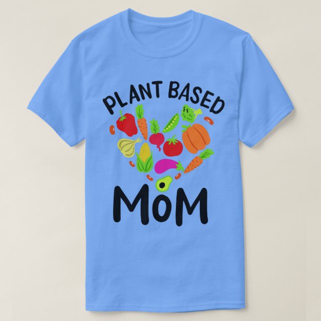 Camiseta Vegan Plant Based Mom 2 (Diseño del anverso)