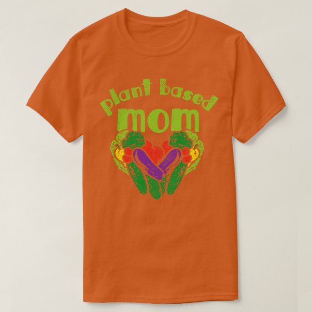 Camiseta Vegan Plant Based Mom 2 (Diseño del anverso)