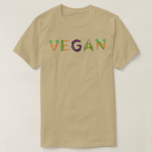 Camiseta Vegan Plant Based Vegetarian Diet Veganism Veggies (Diseño del anverso)