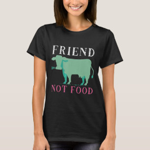 Camiseta Vegan Plantas Basadas en el Lover Animal Cow Pop A