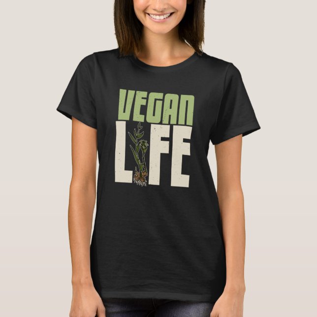 Camiseta Vegan plants nutrition greens food Salad Food  5 (Anverso)