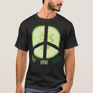 Camiseta Vegan por el amor de la paz