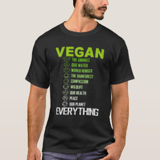 Camiseta Vegan Por Todo En El Día Del Planeta/Tierra, Salve