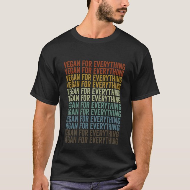 Camiseta Vegan Por Todo Lo Vegetal Vegetable Basado En Plan (Anverso)
