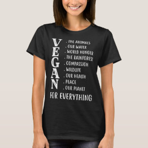 Camiseta Vegan por todo lo vegetariano