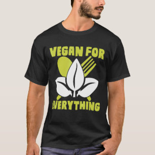 Camiseta Vegan Por Todo Lo Vegetario De Plantas Vegetarias