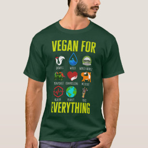 Camiseta Vegan Por Todo Lo Verduras Frutas Vegetales Vegeta