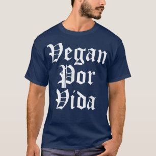 Camiseta Vegan Por Vida Chola Mexicana Chicana Vegana Veget