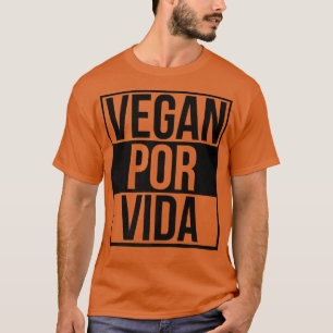 Camiseta Vegan Por Vida Chola Mexicana Chicana Vegana Veget