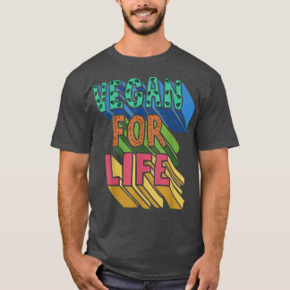 Camiseta Vegan Por Vida Vegetariano Día Mundial Basado En P