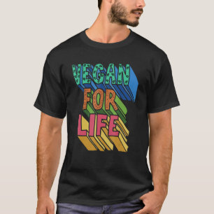 Camiseta Vegan Por Vida Vegetariano Día Mundial Basado En P