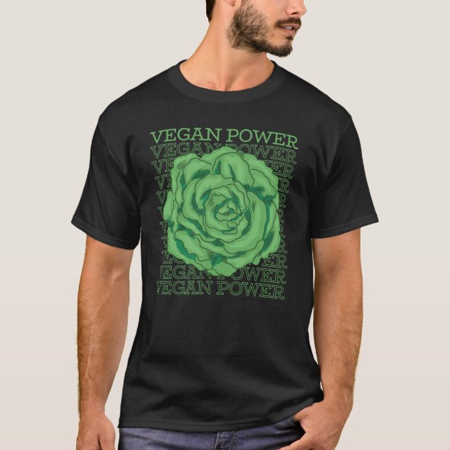 Camiseta Vegan Power (Anverso)