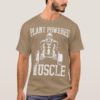 Camiseta Vegan Power Bodybuilding Vegetarian Weightlifter