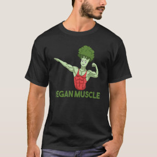 Camiseta Vegan Power Vegetarian Planta Broccoli Bodybuildin