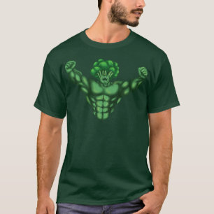 Camiseta Vegan Power Vegetarian Planta Broccoli Bodybuildin