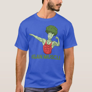 Camiseta Vegan Power Vegetarian Planta Broccoli Bodybuildin