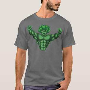 Camiseta Vegan Power Vegetarian Planta Broccoli Bodybuildin