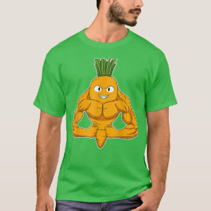 Camiseta Vegan Power Vegetarian Planta Carrot Bodybuilding 