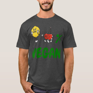 Camiseta Vegan Power Vegetarian Planta Citrus Cherry 100 Ve