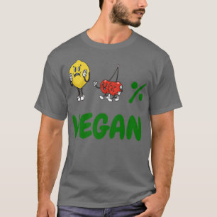 Camiseta Vegan Power Vegetarian Planta Citrus Cherry 100 Ve