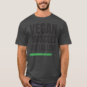 Camiseta Vegan Power Vegetarian Planta Músculo Bodybuilding