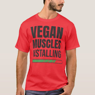 Camiseta Vegan Power Vegetarian Planta Músculo Bodybuilding