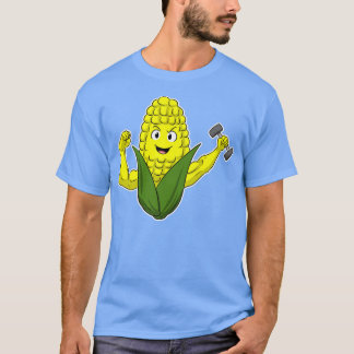 Camiseta Vegan Power Vegetarian Plantación de maíz Bodybuil