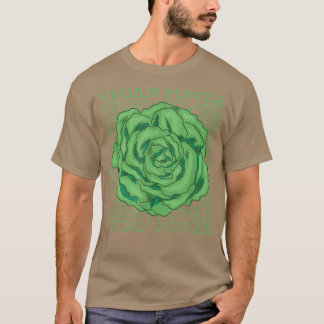 Camiseta Vegan Power Vegetarian Plantas Basadas en Derechos