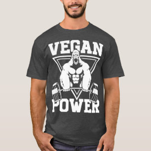 Camiseta Vegan Power Workout Muscular Gorilla Bodybuilding 