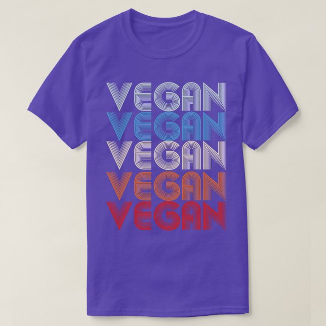 Camiseta Vegan Retro (Diseño del anverso)