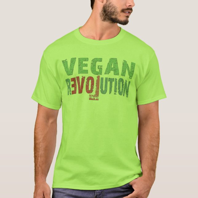 Camiseta VEGAN rEVOLution -. - (Anverso)